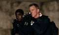 Lashana Lynch and Daniel Craig in No Time to Die