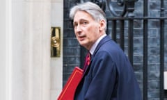 Philip Hammond in Downing street