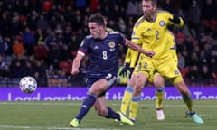 John McGinn scores Scotland’s third goal in stoppage time after earlier starting his side’s second-half comeback.