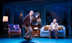 Sibling rivalry … Billy Crystal and David Paymer in Mr Saturday Night: A New Musical Comedy.