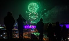 Edinburgh is expected to celebrate the new year with fireworks launched in the countdown to midnight.