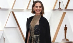 92nd Academy Awards - Oscars Arrivals - Hollywood<br>Natalie Portman wears a Dior dress and cape, embroidered with the names of women directors who were not nominated this year, as she poses on the red carpet during the Oscars arrivals at the 92nd Academy Awards in Hollywood, Los Angeles, California, U.S., February 9, 2020. REUTERS/Eric Gaillard