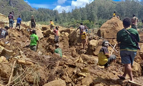 'It destroyed everything we had': aid slow to arrive at Papua New Guinea landslide – video 
