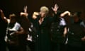  Clear-eyed conviction … Emeli Sandé at the Brits.