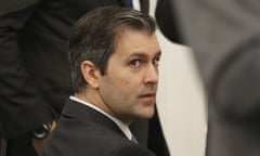 Michael Slager sits in the courtroom in Charleston, South Carolina, on 28 October.