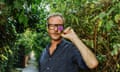 Matt Berninger in his garden