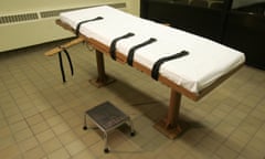 The death chamber at the Southern Ohio Correctional Facility in Lucasville, Ohio.