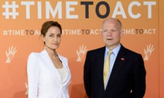 Angelina Jolie and William Hague