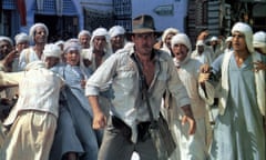 Harrison Ford in Raiders of the Lost Ark, photographed by Douglas Slocombe.