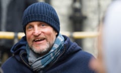 Exclusive:'Lost in London' film rehearsals, at the old Central Saint Martins College of Arts and Design, which is where the main sets for the film are. The film is directed and stars Woody Harrelson, and is based on really events that happened to Woody.