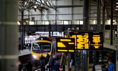 Thomond.  LEEDS, 27th October 2014 -  Leeds station. Passengers and on board crew on the 13.27 Transpennine Express service between Manchester and Leeds on the day the prime minister and chancellor announced proposals for HS3, a high speed rail link cutting journey times between the two northern cities to 26 minutes.
hs2gallery