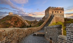 The great wall of China