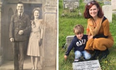 Virginia wedding's at Pendeen church in 1944, and Sally Howard and son.