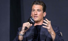 ‘We’ll see’ … Miles Teller during a press conference in Seoul in June to promote Top Gun: Maverick.