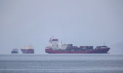 Cargo ships near the port of Piraeus, Athens, Greece. Without key worker status, crews remain unable to return to their homes and loved ones.