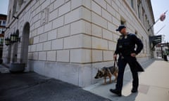 The federal courthouse in Worcester, Massachusetts, where the hearing for Teixeira is being held.