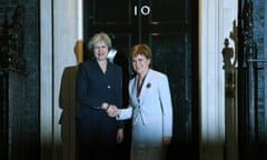 Theresa May and Nicola Sturgeon