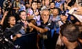 Philadelphia Union midfielder Cavan Sullivan (6) signs autographs after Wednesday’s match against the New England Revolution at Subaru Park.