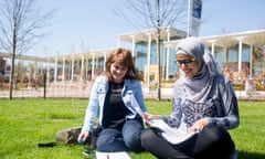 Students at Nottingham Trent University.