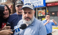 Explosion in New York, USA - 20 Sep 2016<br>Mandatory Credit: Photo by Stefan Jeremiah/REX/Shutterstock (5901132c) Mohammad Rahami, Explosion in New York, USA - 20 Sep 2016 Father of Ahmad Khan Raham is escorted to his car by an FBI agent outside his business First American Fried Chicken in Elizabeth, New Jersey