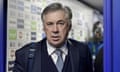 Carlo Ancelotti takes Everton to Chelsea on Sunday, his first match in the Stamford Bridge dugout since his sacking in 2011.