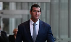 Ben Roberts-Smith leaves the federal court in Sydney during his defamation trial