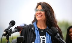 Rashida Tlaib at Boom Island Park in Minneapolis, Minnesota, in September. 