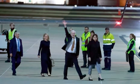 WikiLeaks founder Julian Assange arrives in Canberra.