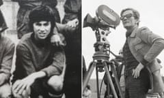 Left: Carlo Ancelotti during his playing days for his home town club Reggiola. Right: Pier Paolo Pasolini.