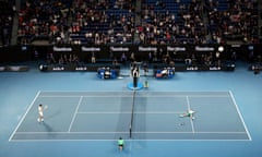 Santos’ branding could been seen court-side and during broadcasts during the 2021 Australian Open