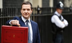 George Osborne announces his budget to Parliament