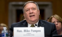 CIA Director Mike Pompeo travelled to Pyongyang for a secret meeting with North Korean leader Kim Jong-un, US media report<br>epa06676145 (FILE) - CIA Director Mike Pompeo appears before the Senate Foreign Relations Committee hearing on his nomination to be Secretary of State, on Capitol Hill in Washington, DC, USA, 12 April 2018 (reissued 18 April 2018). Mike Pompeo travelled to Pyongyang over Easter weekend for a secret meeting with North Korean leader Kim Jong-un to prepare for direct talks between US President Donald Trump and Kim, US media report. EPA/MICHAEL REYNOLDS