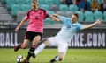 Slovenia’s Rajko Rotman, right, challenges Scotland’s Darren Fletcher during their 2018 World Cup qualifier