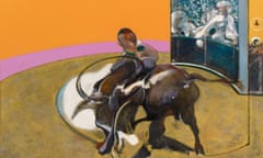 Detail of Study for Bullfight No 1, 1969, showing at Royal Academy’s Francis Bacon: Man and Beast.