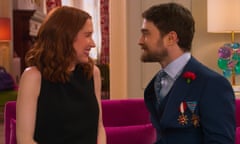 Ellie Kemper and Daniel Radcliffe in The Unbreakable Kimmy Schmidt