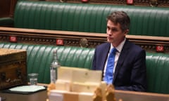 The education secretary, Gavin Williamson, in the Commons