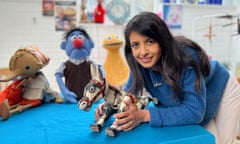 Konnie Huq with 1950s children’s favourite Muffin the Mule