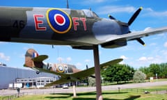 Historic aircraft at the Royal Air Force Museum in north London