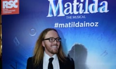 Tim Minchin at the Sydney premiere of Matilda the Musical, 20 August 2015.