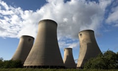 cooling towers Drax coal-fired power station England