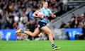 2024 Women's State of Origin - QLD v NSW: Game 1<br>BRISBANE, AUSTRALIA - MAY 16: Jaime Chapman of New South Wales breaks away from the defence to score a try during game one of the 2024 Women's State of Origin series between Queensland and New South Wales at Suncorp Stadium on May 16, 2024 in Brisbane, Australia. (Photo by Bradley Kanaris/Getty Images)