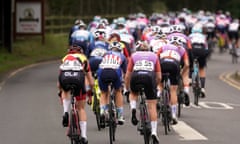 The Women's Tour peloton in 2021