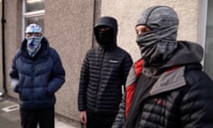 On a street in Middlesbrough, a teenager in a mask said: ‘If you don’t stab them, they will stab you.’