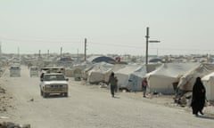 Al-Hawl refugee camp - Jabal Baghouz, or Baghouz Mountain. US officials describe Isis as active inside, using the camp as an incubator for the next generation of extremists