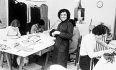 Azzedine Alaïa in his workshop in 1971.