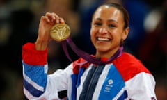 Jessica Ennis-Hill with her Olympic gold medal in 2012.