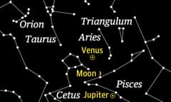 Starwatch 20 Mar PRINT venus jupiter new moon