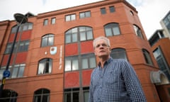 Tony Coughlan, who has been with the OU for 13 years, outside the Bristol regional centre