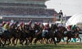 The start of the Grand National in 2019