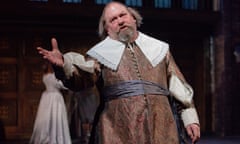 Mark Addy ‘struts flamboyantly’ as Sir John Hotham in The Hypocrite.